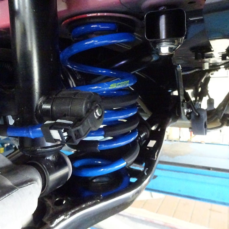 シビックタイプR FL5　SPOON プログレッシブスプリング取付